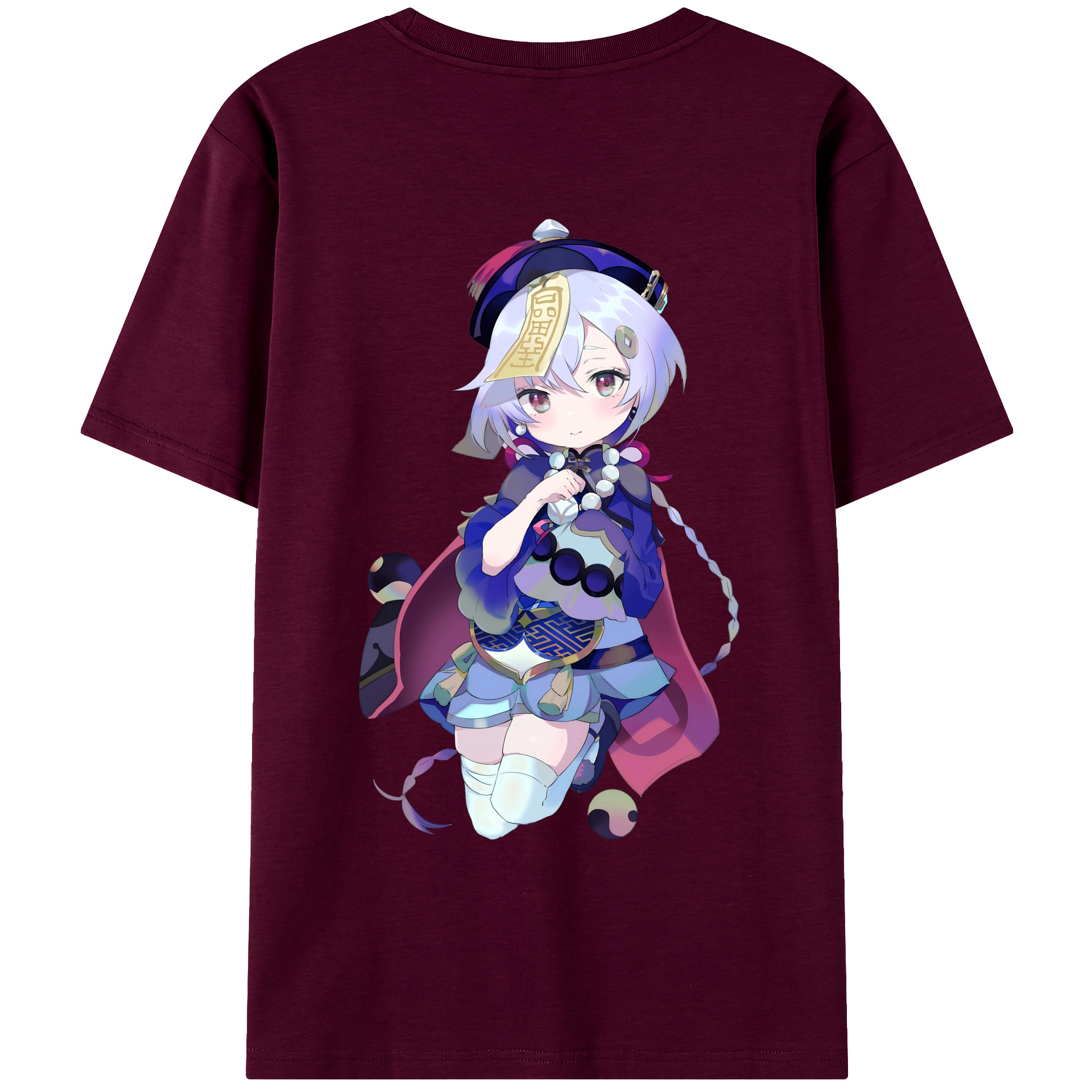 げんし神 七七 なな  genshin Nana レディース半袖Tシャツ(バックプリント)